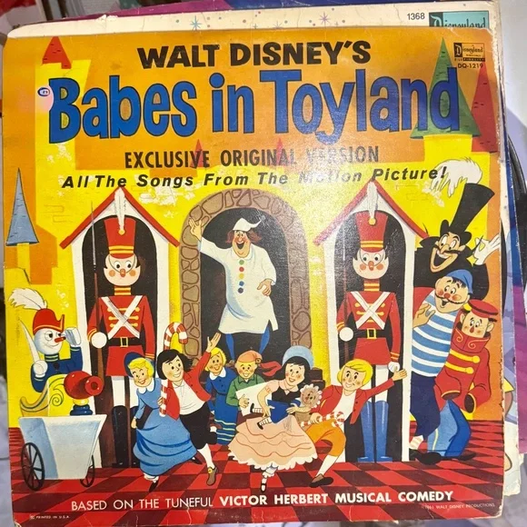 Four vintage Disney LP’s
